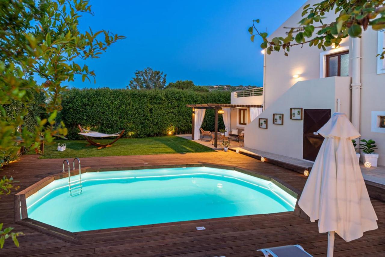 Villa Ellovos With Private Pool Rethymnon Exterior foto