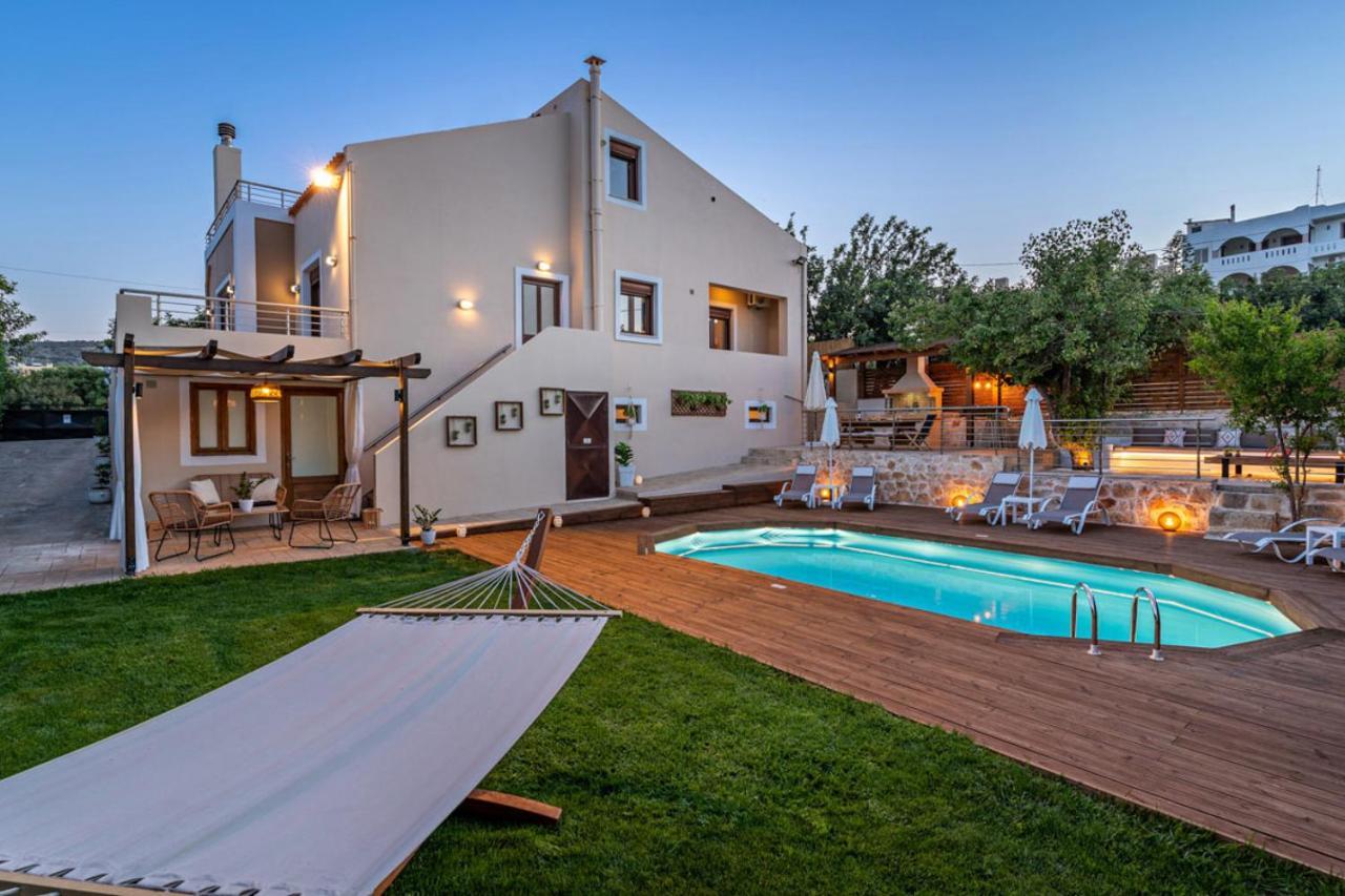 Villa Ellovos With Private Pool Rethymnon Exterior foto