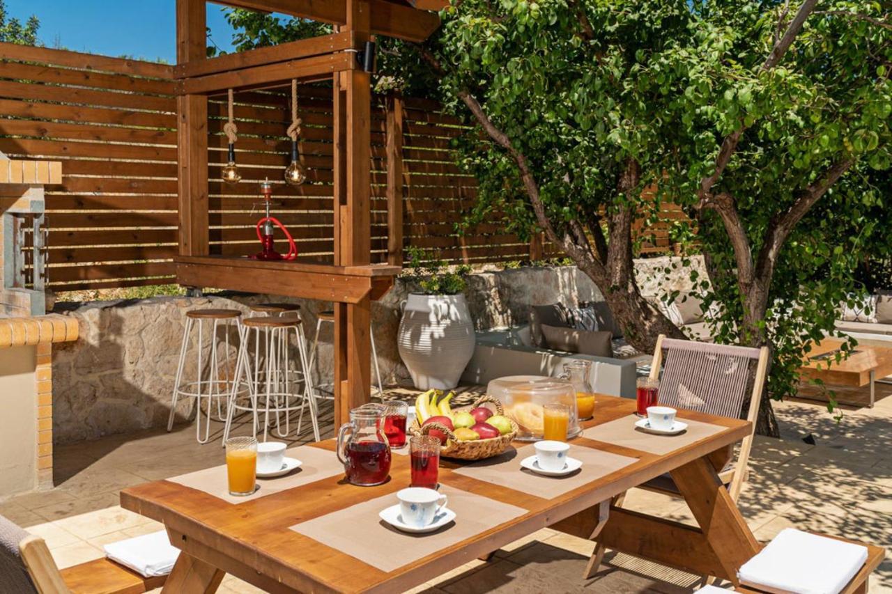 Villa Ellovos With Private Pool Rethymnon Exterior foto