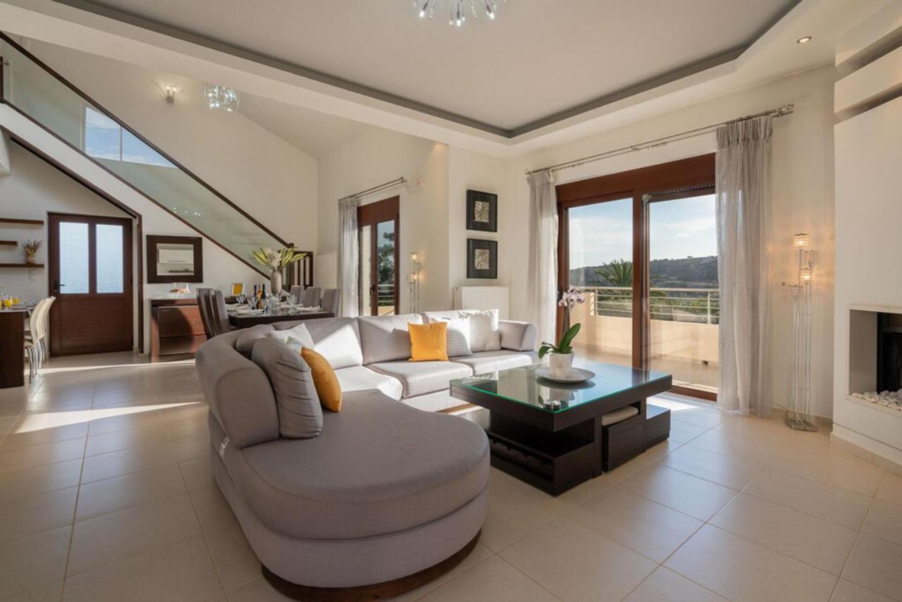 Villa Ellovos With Private Pool Rethymnon Exterior foto