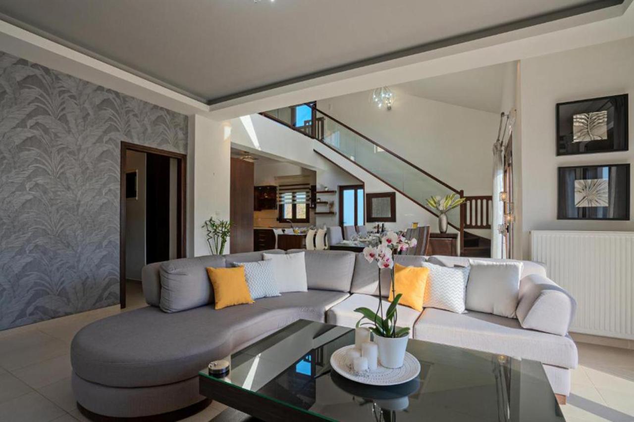 Villa Ellovos With Private Pool Rethymnon Exterior foto