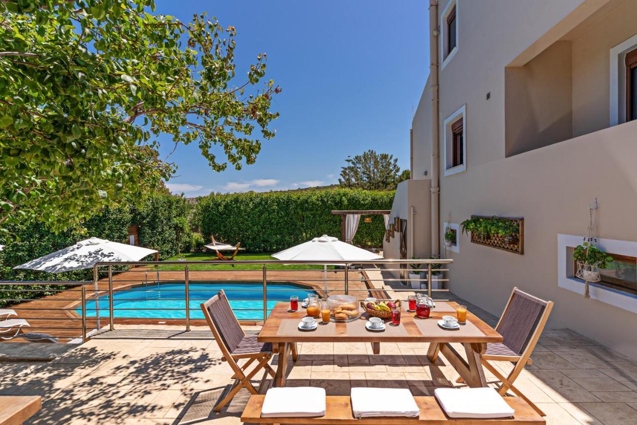 Villa Ellovos With Private Pool Rethymnon Exterior foto