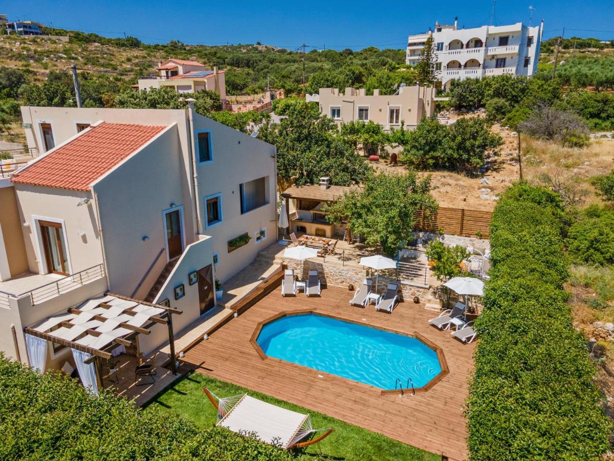 Villa Ellovos With Private Pool Rethymnon Exterior foto
